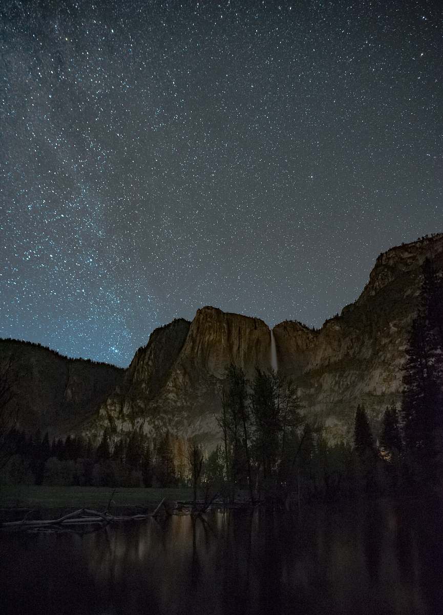 yosemite valley Milky Way united states